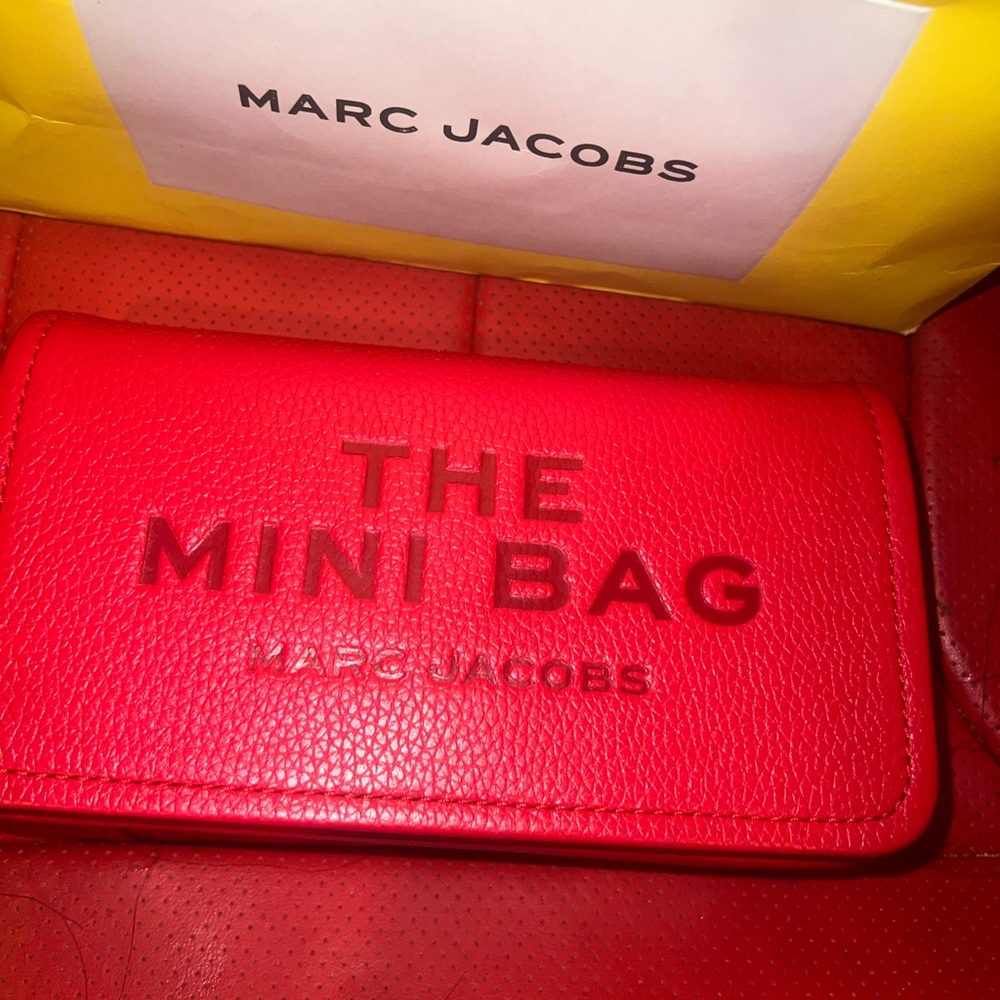 Red MARC JACOBS BAG WITH STRAP